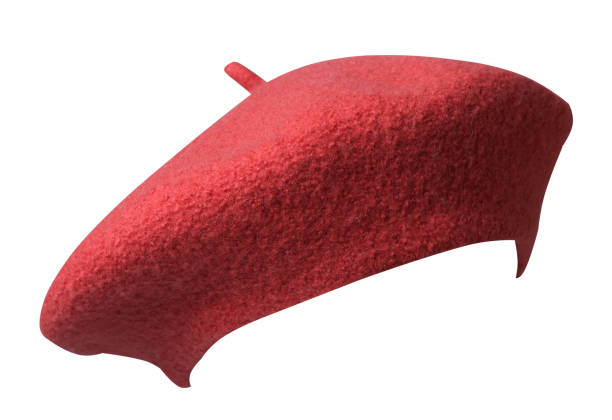 istock Beret isolated on white background. hat female beret 1160913769