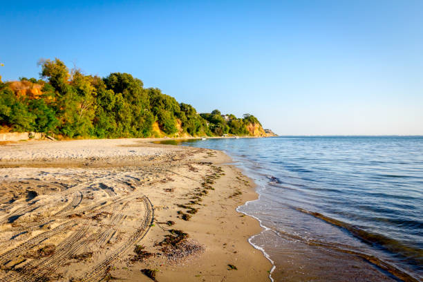 istock Cliff above idyllic and peaceful bay 1160914260
