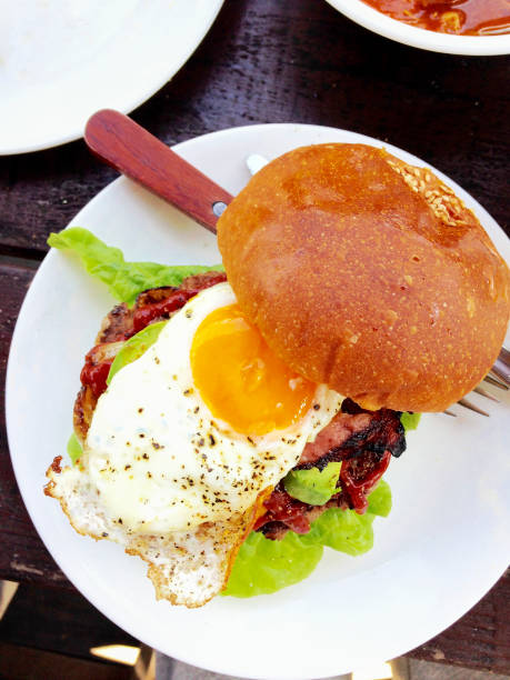 istock Homemade breakfast at the camp 1160914530