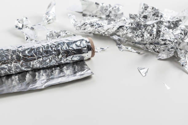 istock roll of aluminum foil isolated on white background 1160923279
