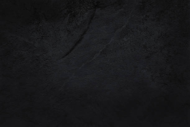 istock Dark grey black slate texture in natural pattern with high resolution for background and design art work. Black stone wall. 1160923845