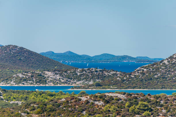 istock Idilic view on the mediterranean sea, Murter, Dalmatia, Croatia 1160924746