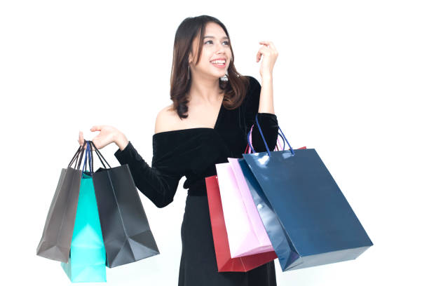 istock Women hold shopping bags 1160928723