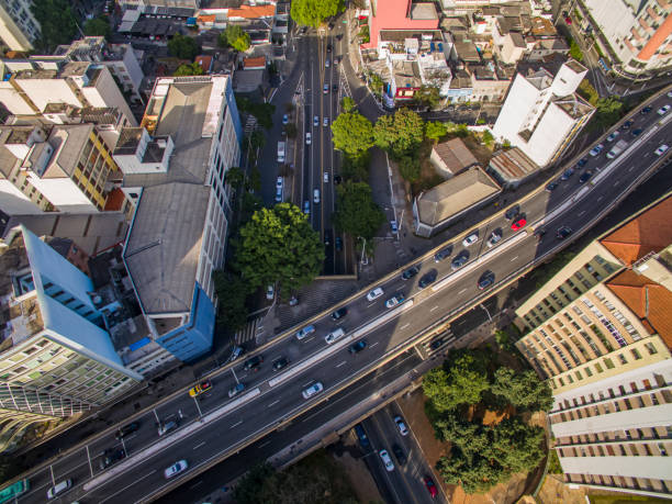 istock Aerial view of city. 1160932448