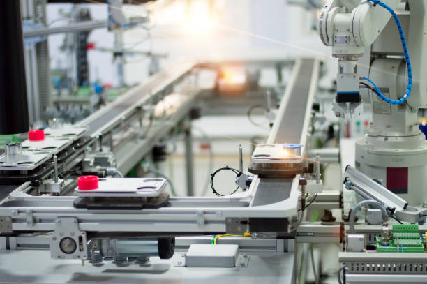 istock Industry 4.0 concept; artificial intelligence in smart factory. 1160932614