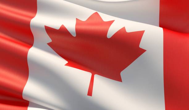 istock High resolution close-up flag of Canada. 3D illustration. 1160941525