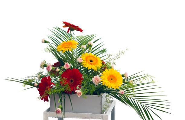 istock Bouquet of gerberas carnations event 1160944456
