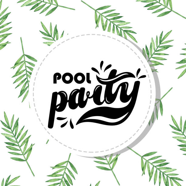 Pool Part Logo Pool Party Logo