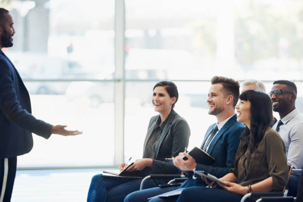istock Good conference forces you to grow and challenge yourself 1160947324