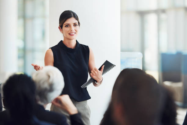 istock People attend conferences to get inspired by talks and speeches 1160947367