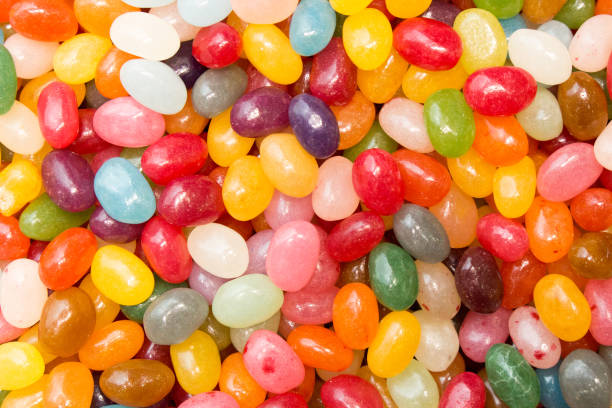 istock Colorful candies abstract background. 1160952641