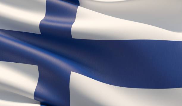 istock High resolution close-up flag of Finland. 3D illustration. 1160959174