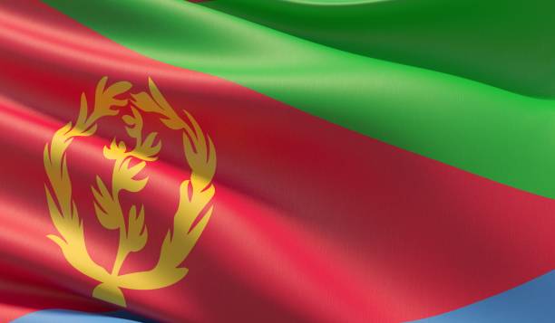 istock High resolution close-up flag of Eritrea. 3D illustration. 1160959500