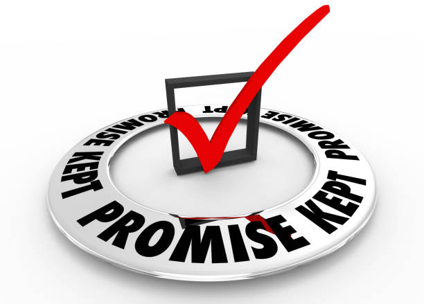 istock Promise Kept Guarantee Check Box Mark 3d Illustration 1160961667