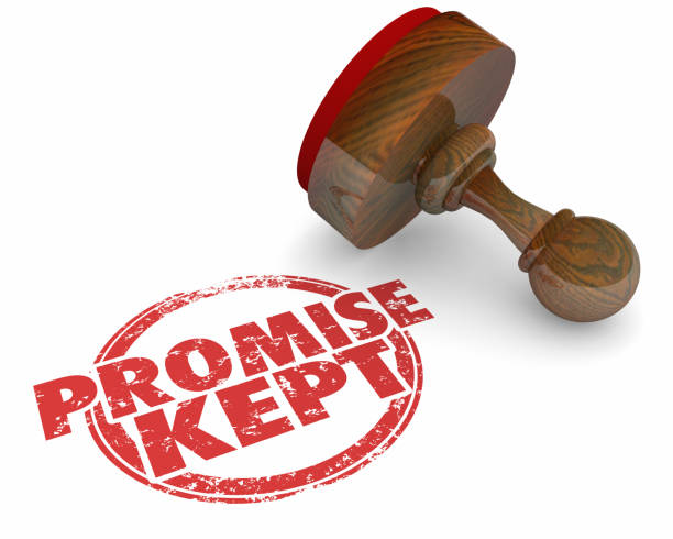 istock Promise Kept Stamp Round Red Words 3d Illustration 1160963927