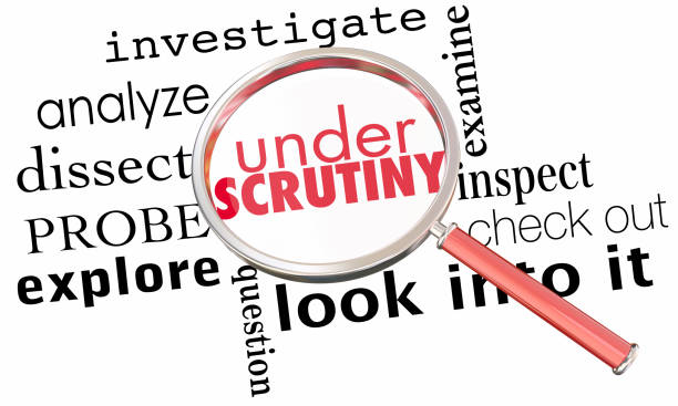 istock Under Scrutiny Investigation Magnifying Glass 3d Illustration 1160964994