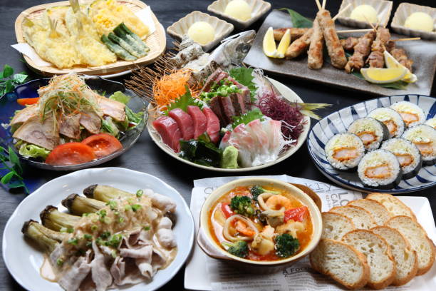 istock gorgeous Japanese dishes 1160970610