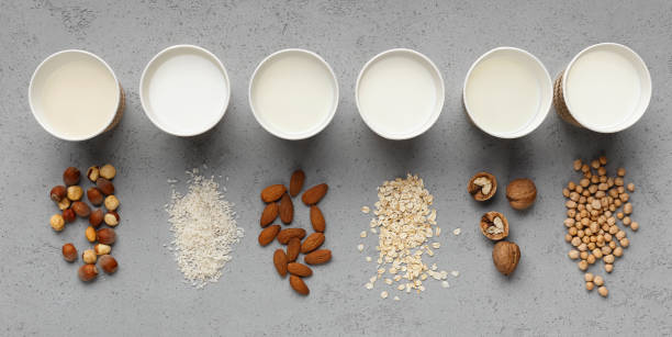 istock Best nondairy substitutes of milk concept 1160971684