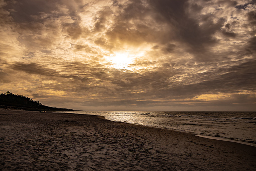sunset on the Baltic Sea