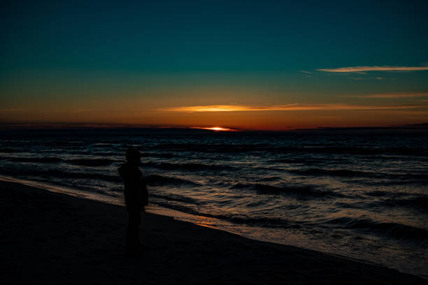 sunset on the Baltic Sea