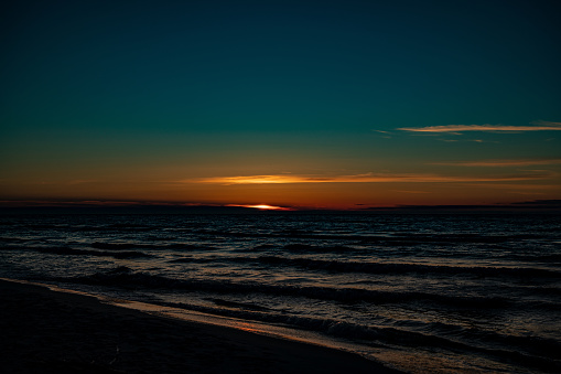 sunset on the Baltic Sea