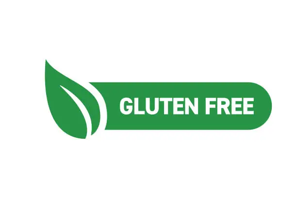 Vector illustration of Gluten Free Badge Design