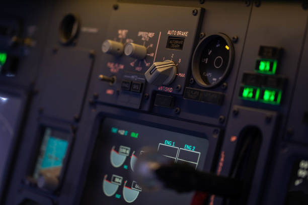 istock Aircraft cockpit instrument 1160981902