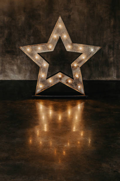 istock Interior in a fashionable loft style with star. 1160982450