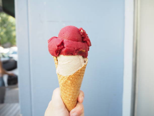istock Bright vegan ice cream in Munich. 1160983933