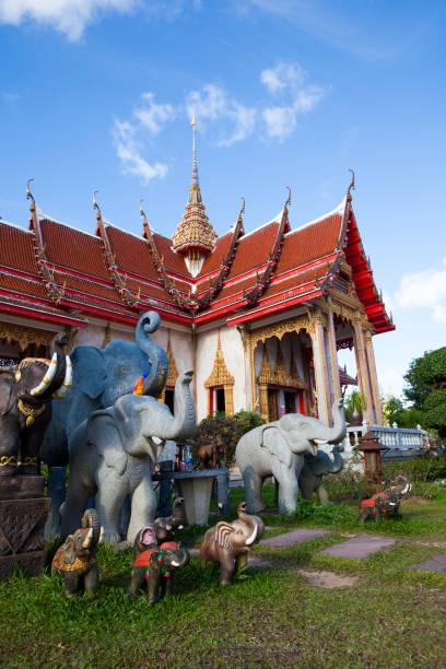 templo wat chalong - 11160 fotografías e imágenes de stock