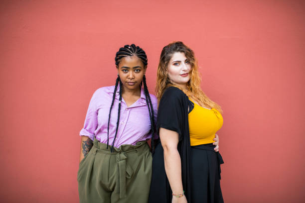 istock Beautiful curvy women with good body image looking at camera 1160985268