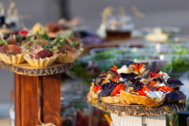 istock Kanape with vegetables 1160987279