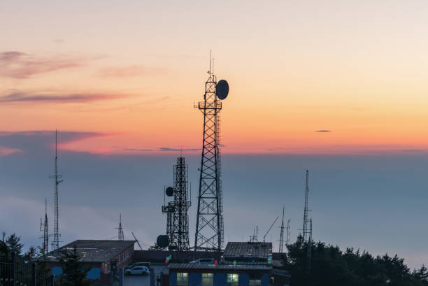 istock Signal receiving tower equipment 1160990286