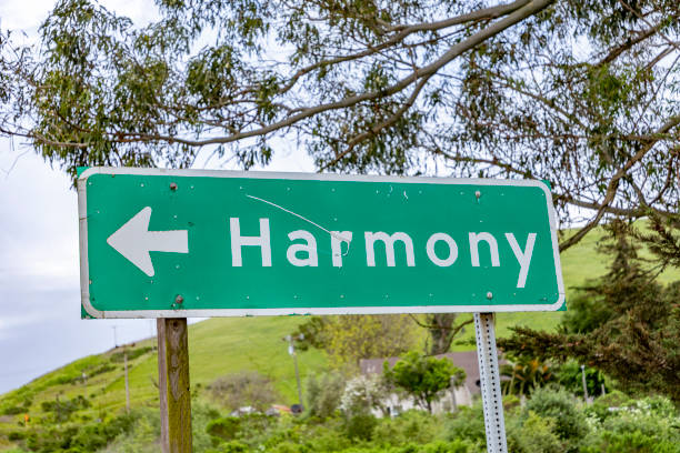 istock street sign harmony at a green sign 1160992885