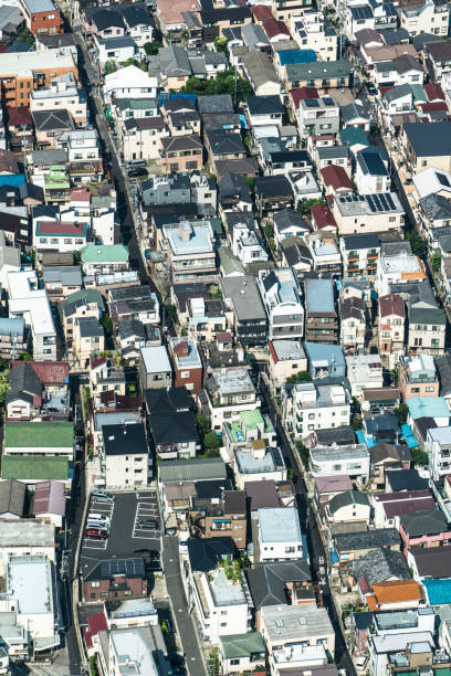 istock Tokyo aerial panorama across skyscraper cityscape 1160995290