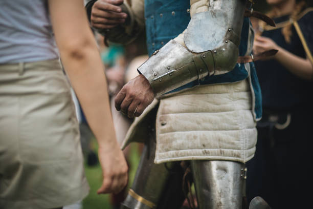 istock Medieval festival performers 1160999326