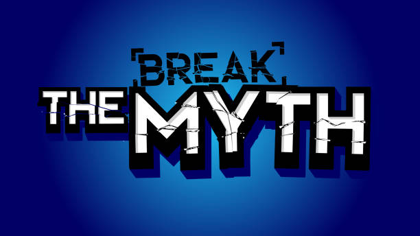 break the mhyth conceptual broken big huge letter text grunge crashed centered light on misterious blue background clean illustration for illustration, print, poster and presentation headline break the mhyth conceptual broken big huge letter text grunge crashed centered light on misterious blue background clean illustration for illustration, print, poster and presentation headline mythology stock illustrations
