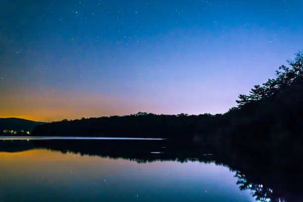 Lake Scranton, a night time photoshoot on the lake