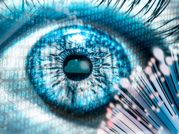 istock digital eye concept photo. fiber optic cable internet speed and cloud data storage 1161006143