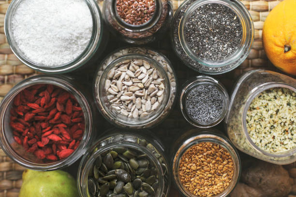 istock glass jars filled with seeds seen from above 1161008094