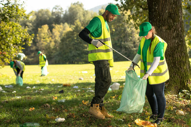 istock Cleaning a park after a festival 1161008344