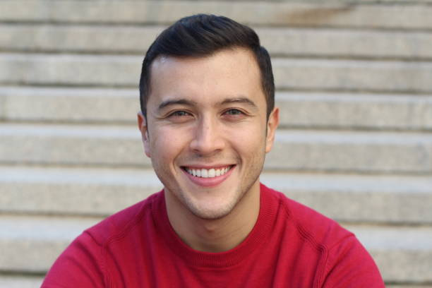 istock Cute young man with a stunning smile 1161015750