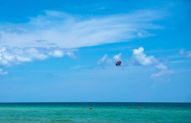 istock Parasailing over the sea Miami Florida 1161015956