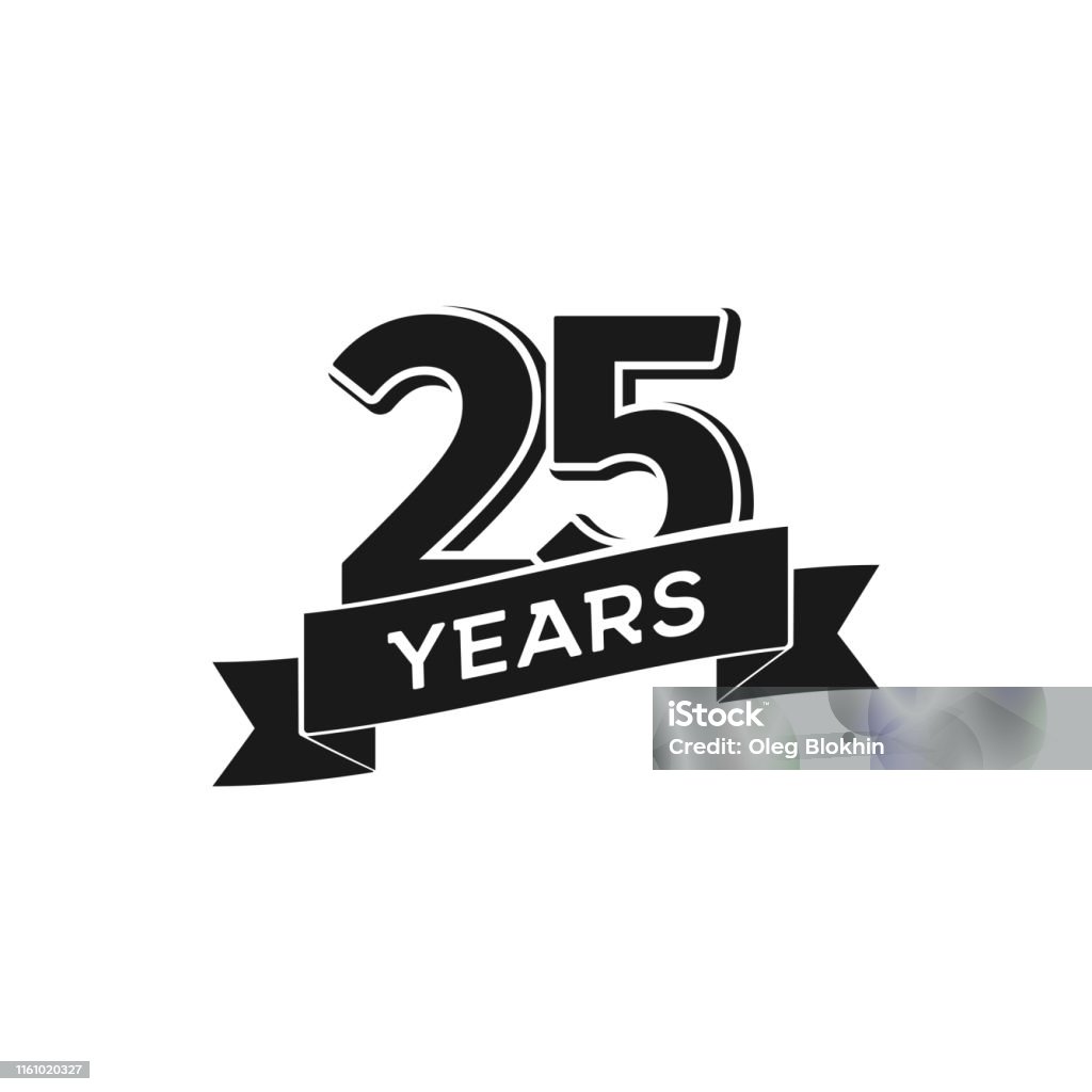 Vector 25 Jaar Verjaardag Icoon Geïsoleerde Zwarte Teken 25E Jubileum Op  Witte Achtergrond Stockvectorkunst En Meer Beelden Van 25 Jarig Jubileum -  Istock