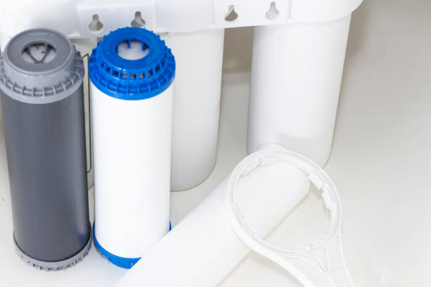 istock Replacing the water filter. Ecology. Clean water. 1161020390