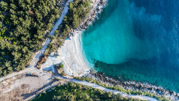 istock Marble beach (Saliara beach). Thassos island, Greece 1161021042