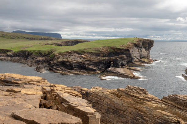 istock Cliffs at Yesnaby in the Orkney Islands, Scotland 1161023363