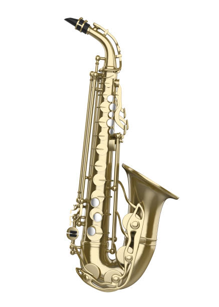istock Saxophone Music Instrument Isolated 1161027903