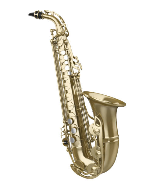 istock Saxophone Music Instrument Isolated 1161027938