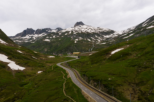 Oberalppass in Switzerland